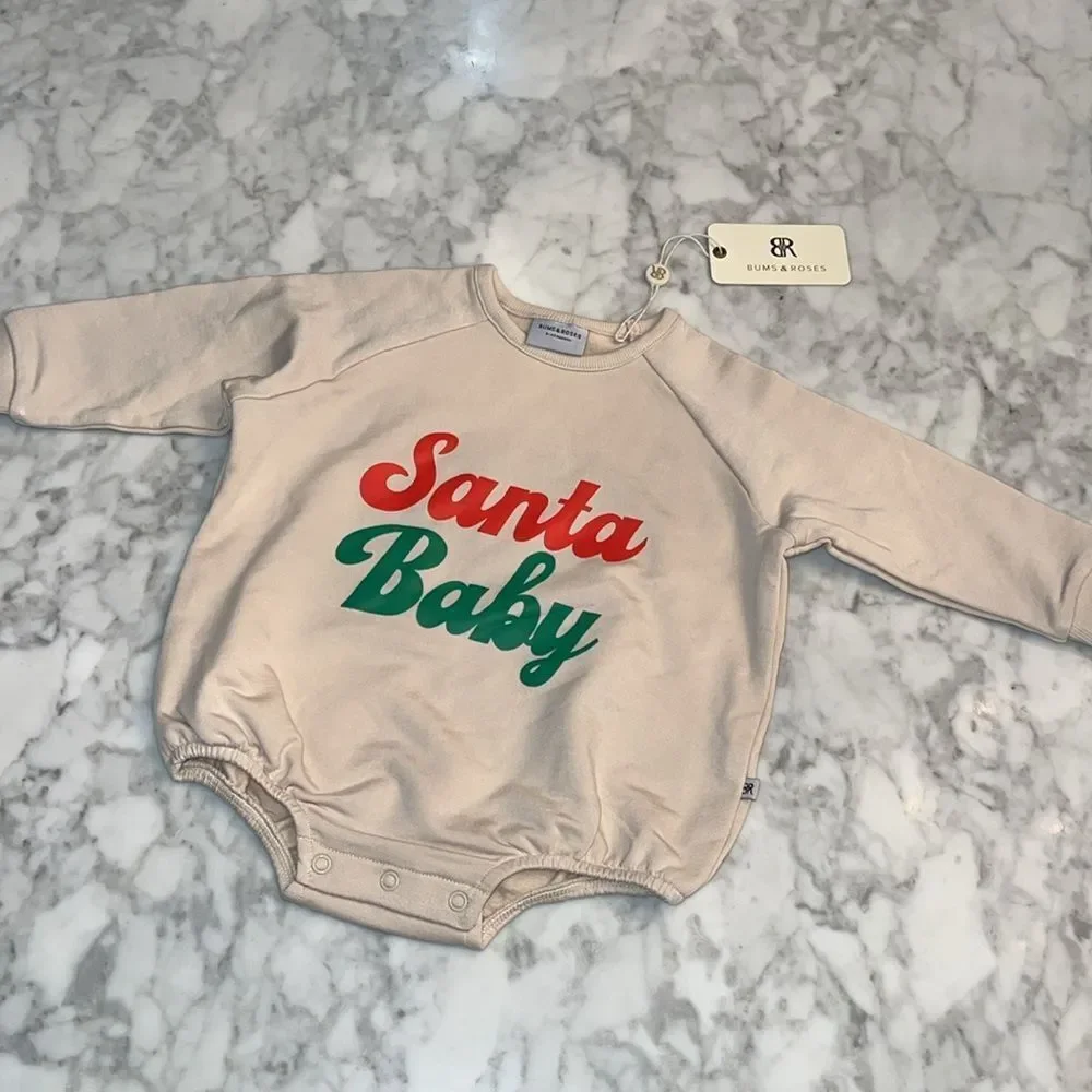 SANTA BABY MOMMY & ME CREWNECK SWEATSHIRT BUNDLE - Picture 11 of 12